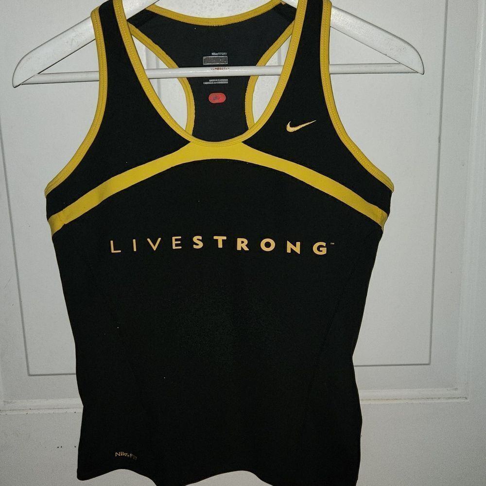Nike Livestrong Racerback Tank Top Sports Bra L